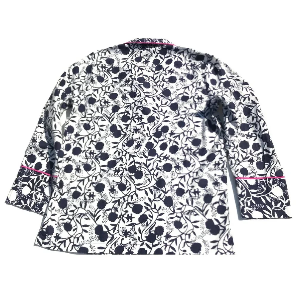 NWT Anthropologie Sweet Dreams flannel PJ top, collab with Cornelia O'Donovan - Picture 5 of 10